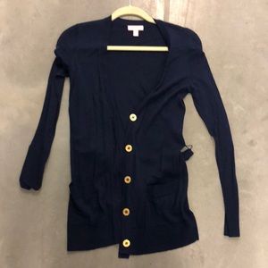 Lilly Pulitzer navy cardigan xs
